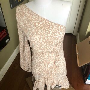 Shein floral off shoulder dress XS